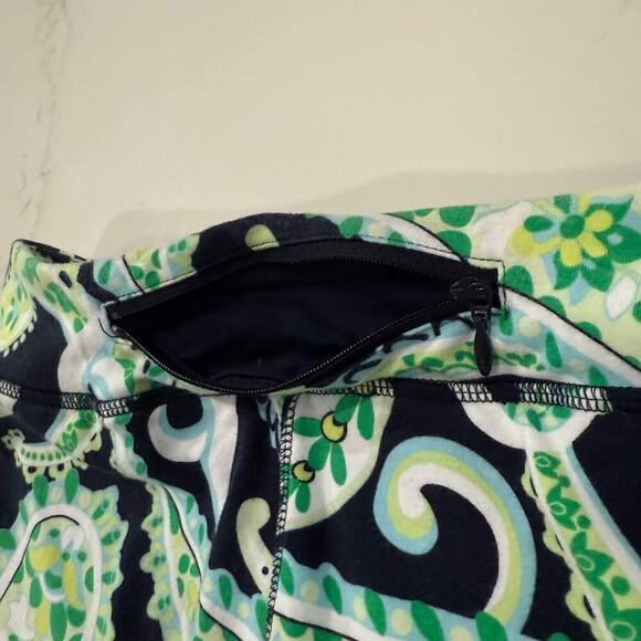 T by Talbots Floral Paisley Print Skort Tennis Skirt Womens Small Petite Green - Picture 7 of 8